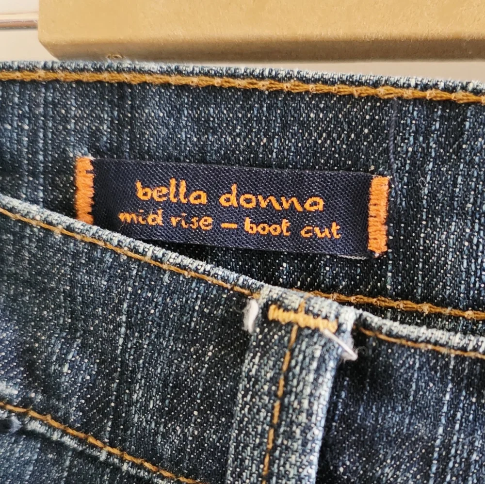 Fidelity Bella Donna Mid Rise Boot Cut Denim Jeans Women's Size 29/34